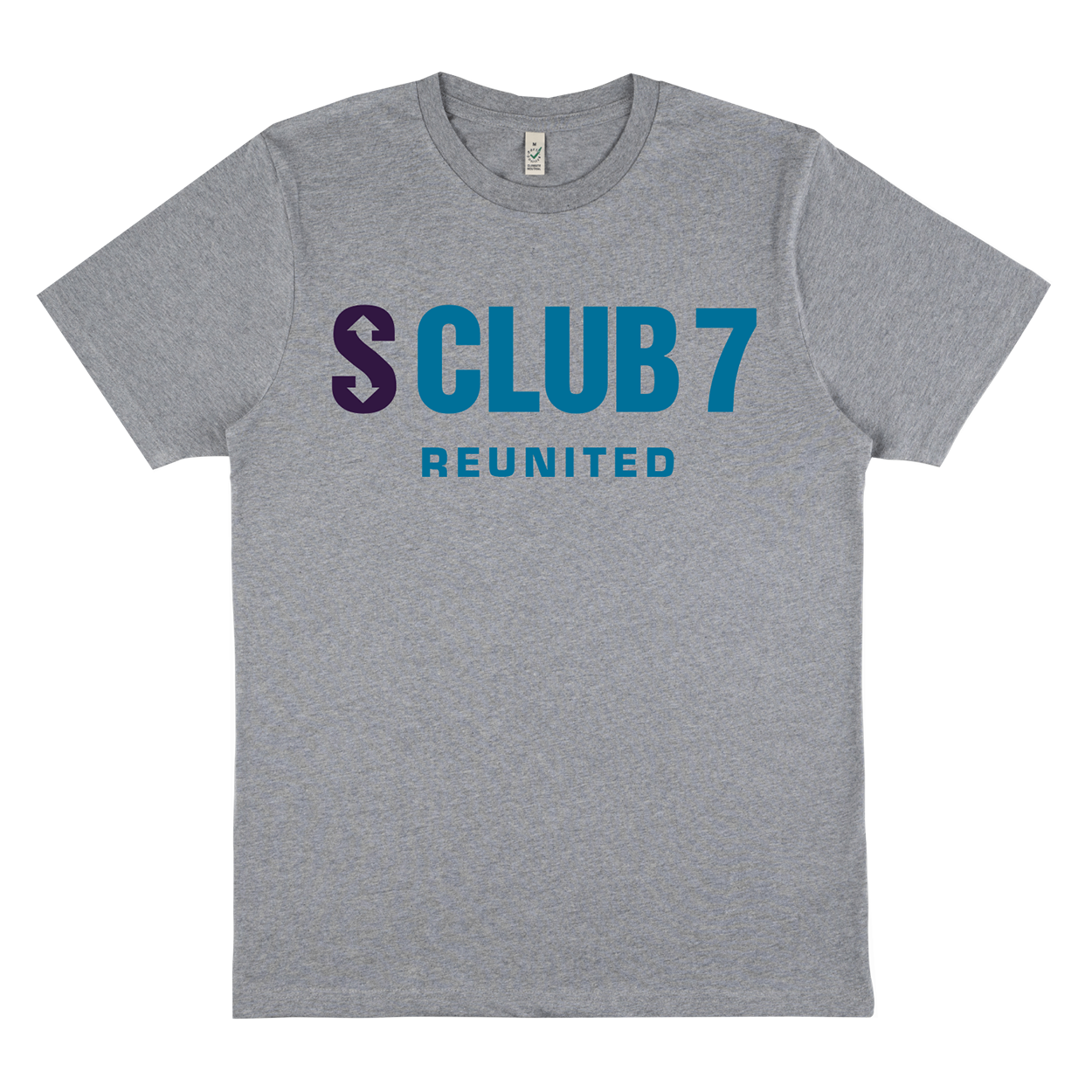 S Club 7 - S Club - Grey Logo T-shirt